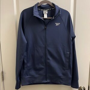 Reebok Blue/Gray Performance Athletic Jacket